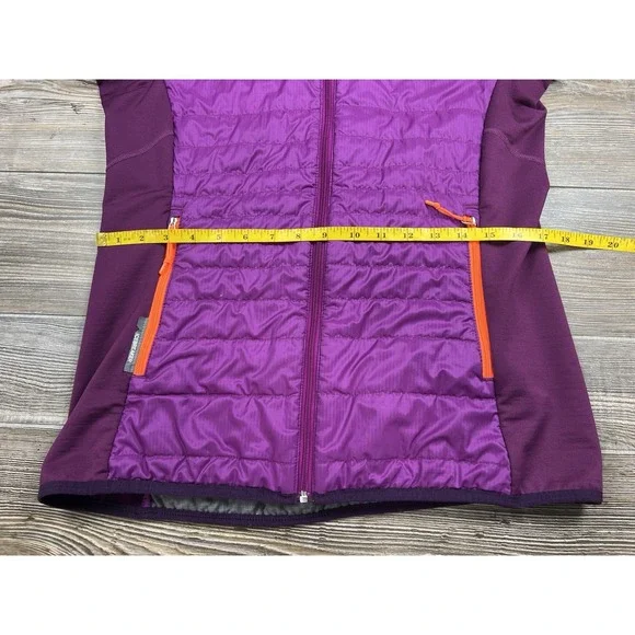 Icebreaker Puffer Jacket Womens M Purple Merino Wool Helix MerinoLoft Insulated - Picture 15 of 16